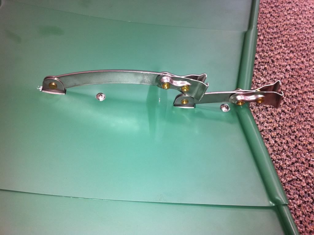 Fulton Two Piece Outside Outer Exterior Sun Visor For Split Windshield